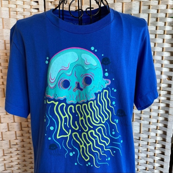 Zac Brown Band Owl Tour 2019 T-shirt Blue Size Small - Picture 2 of 8